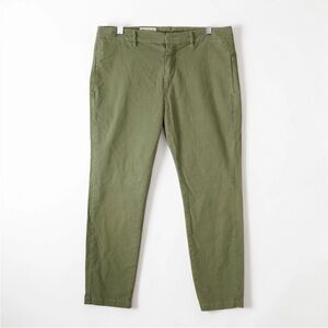 Nili Lotan Pants 111/88 80NL Pants Womens 6 Green Cotton Blend Stretch USA Made